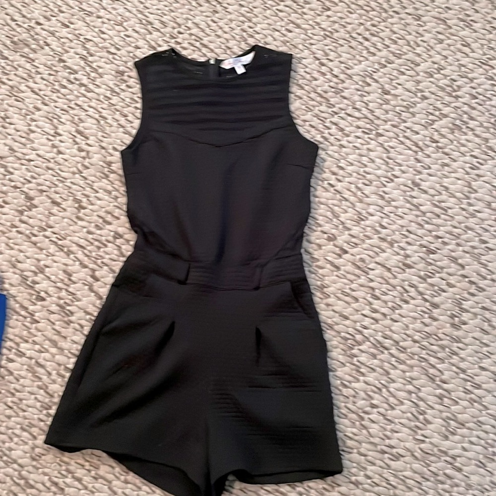 Adorable little black shorts jumpsuit!